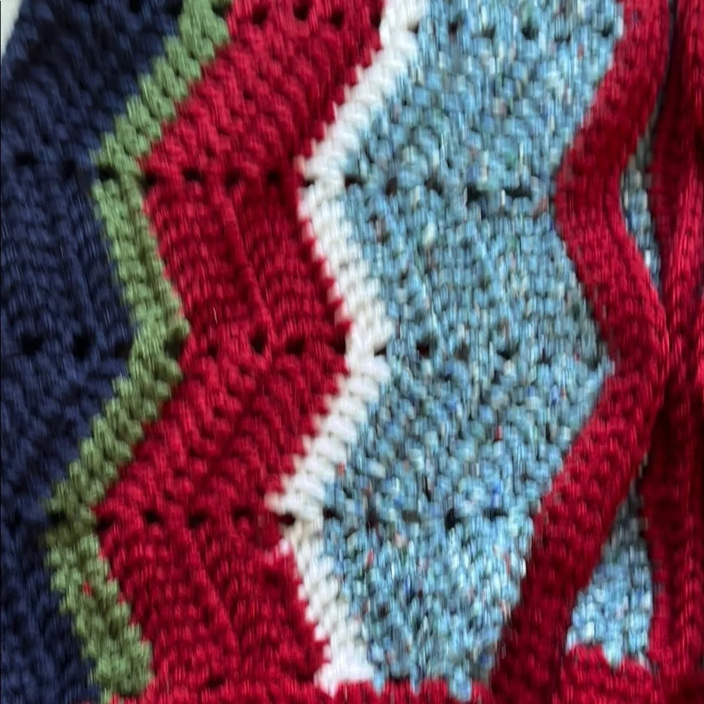 BEAUTIFUL MULTICOLOR CROCHET VEST - Picture 7 of 7